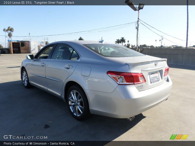 Tungsten Silver Pearl / Black 2010 Lexus ES 350