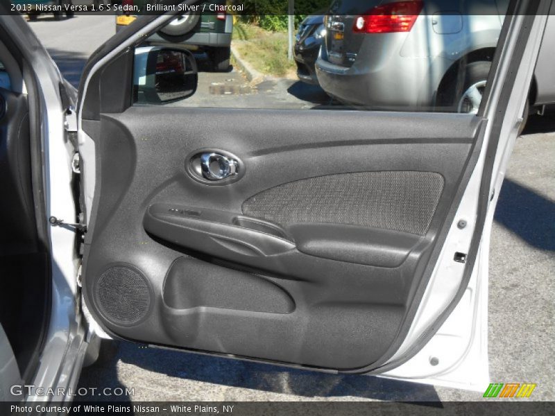 Brilliant Silver / Charcoal 2013 Nissan Versa 1.6 S Sedan