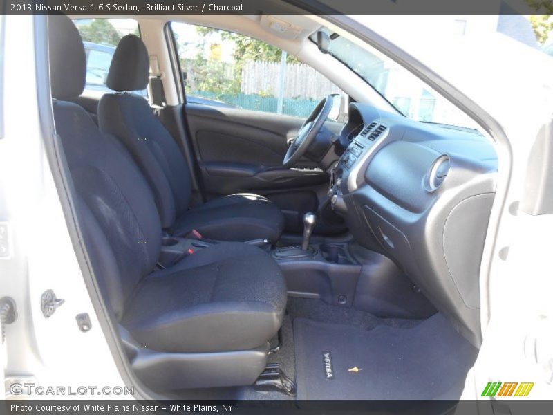 Brilliant Silver / Charcoal 2013 Nissan Versa 1.6 S Sedan