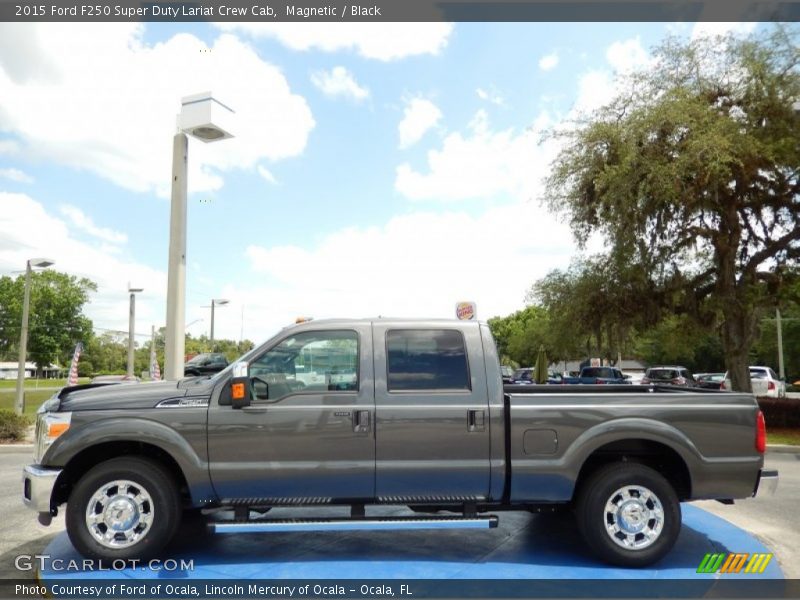 Magnetic / Black 2015 Ford F250 Super Duty Lariat Crew Cab