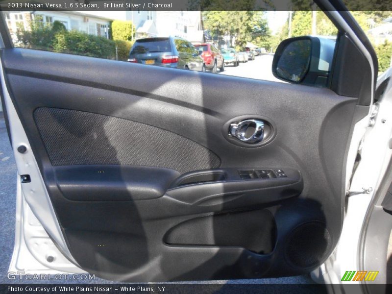 Brilliant Silver / Charcoal 2013 Nissan Versa 1.6 S Sedan