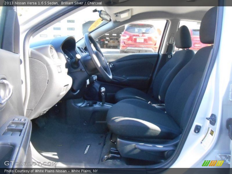Brilliant Silver / Charcoal 2013 Nissan Versa 1.6 S Sedan