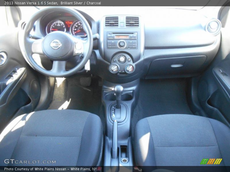 Brilliant Silver / Charcoal 2013 Nissan Versa 1.6 S Sedan