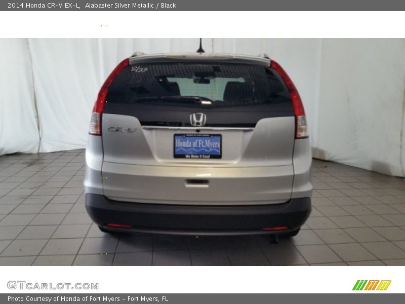 Alabaster Silver Metallic / Black 2014 Honda CR-V EX-L