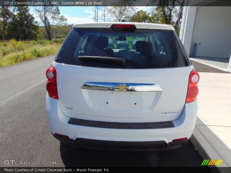 Summit White / Jet Black 2015 Chevrolet Equinox LS AWD