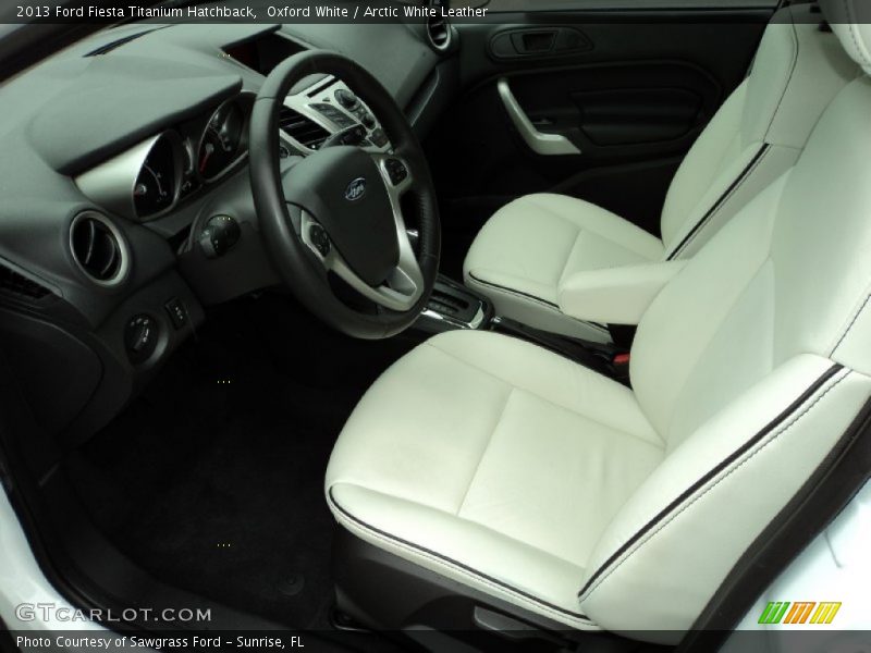Front Seat of 2013 Fiesta Titanium Hatchback