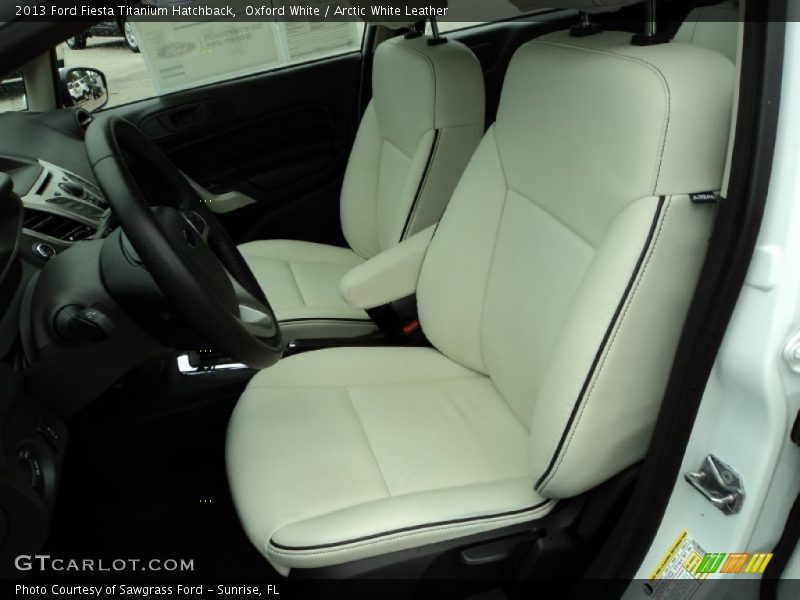 Front Seat of 2013 Fiesta Titanium Hatchback