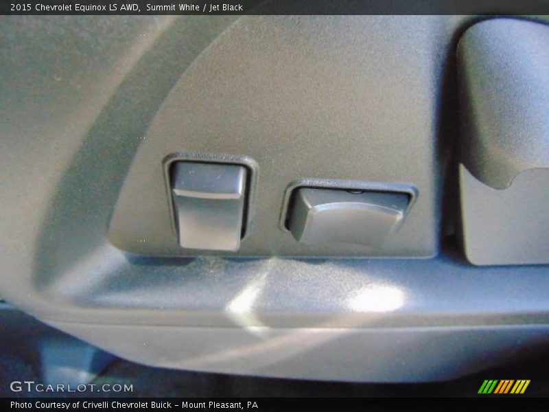Summit White / Jet Black 2015 Chevrolet Equinox LS AWD
