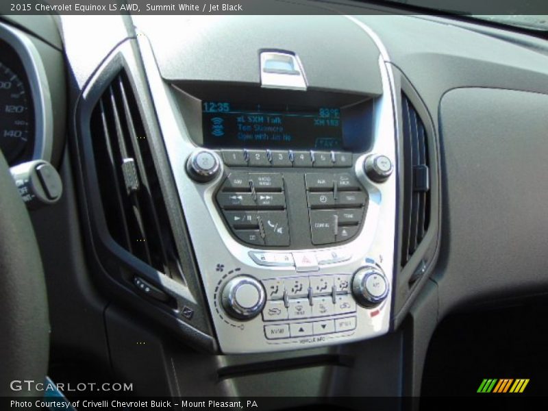 Summit White / Jet Black 2015 Chevrolet Equinox LS AWD