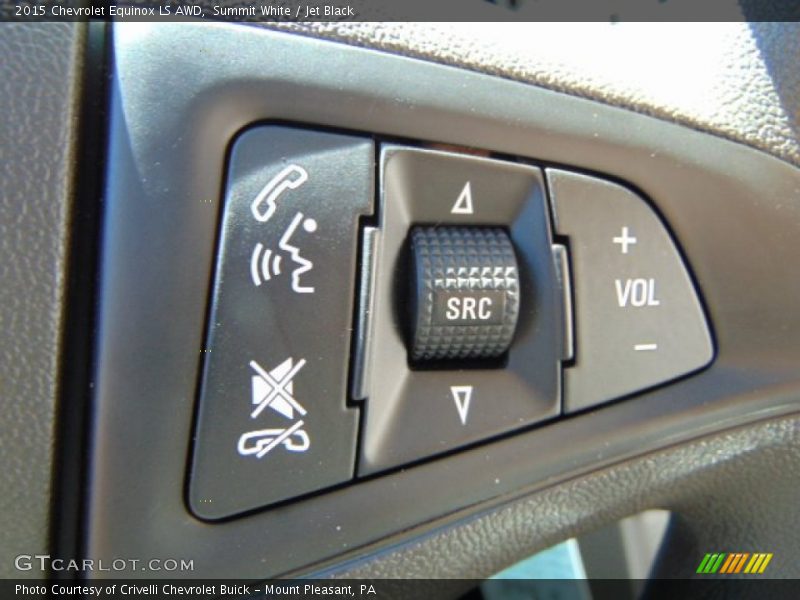 Summit White / Jet Black 2015 Chevrolet Equinox LS AWD