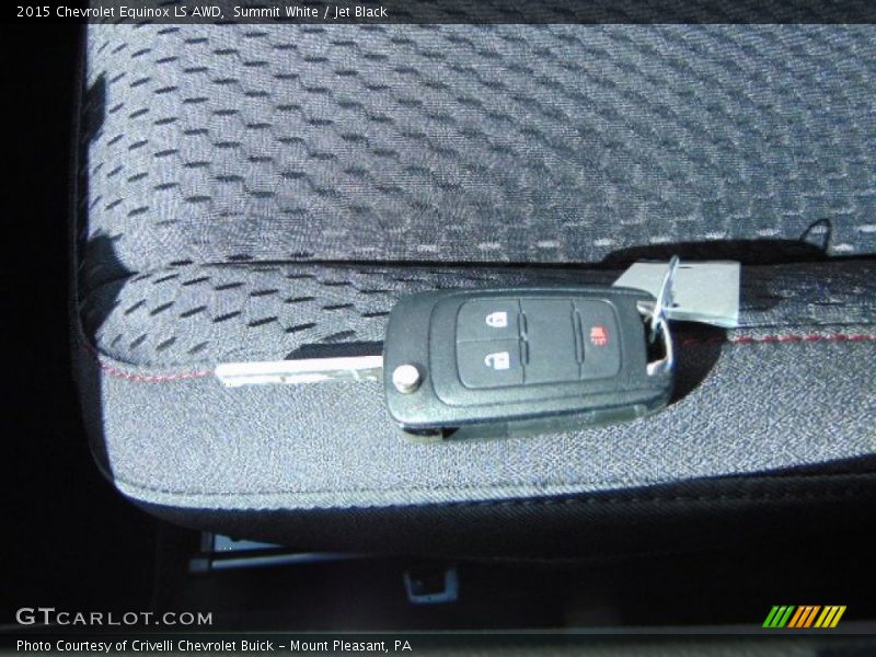 Summit White / Jet Black 2015 Chevrolet Equinox LS AWD