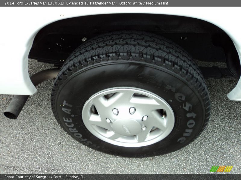 Oxford White / Medium Flint 2014 Ford E-Series Van E350 XLT Extended 15 Passenger Van