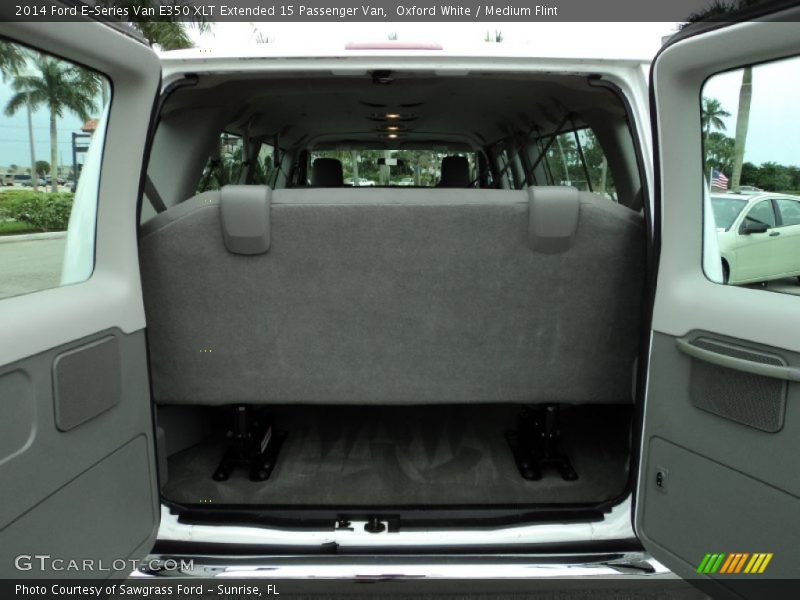 Oxford White / Medium Flint 2014 Ford E-Series Van E350 XLT Extended 15 Passenger Van