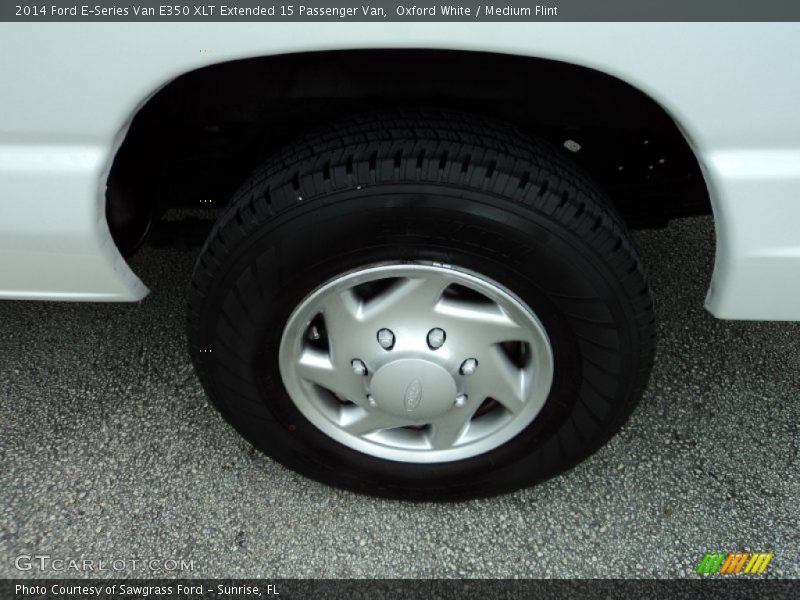 Oxford White / Medium Flint 2014 Ford E-Series Van E350 XLT Extended 15 Passenger Van