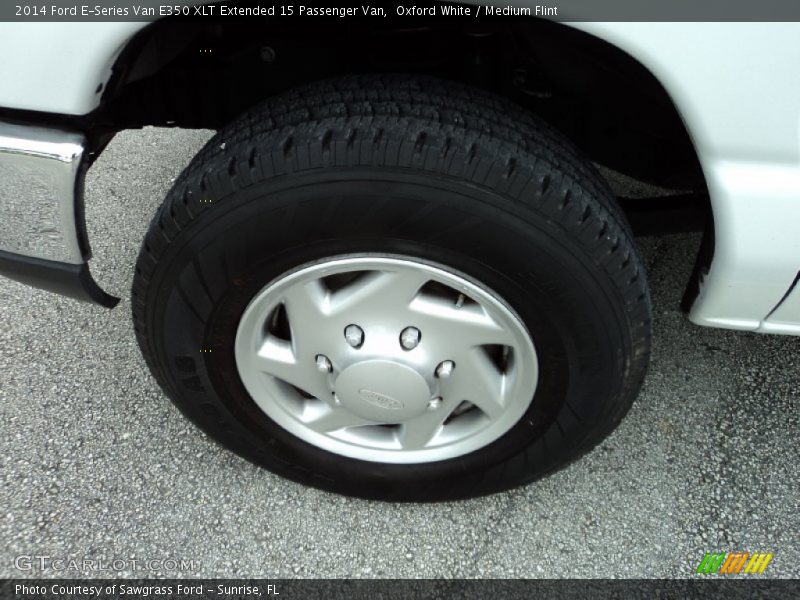 Oxford White / Medium Flint 2014 Ford E-Series Van E350 XLT Extended 15 Passenger Van