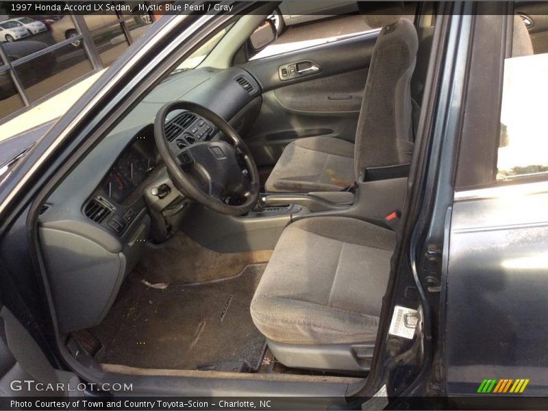 Mystic Blue Pearl / Gray 1997 Honda Accord LX Sedan