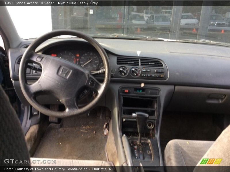 Mystic Blue Pearl / Gray 1997 Honda Accord LX Sedan