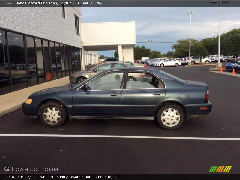 Mystic Blue Pearl / Gray 1997 Honda Accord LX Sedan