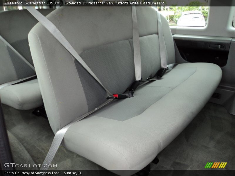 Oxford White / Medium Flint 2014 Ford E-Series Van E350 XLT Extended 15 Passenger Van