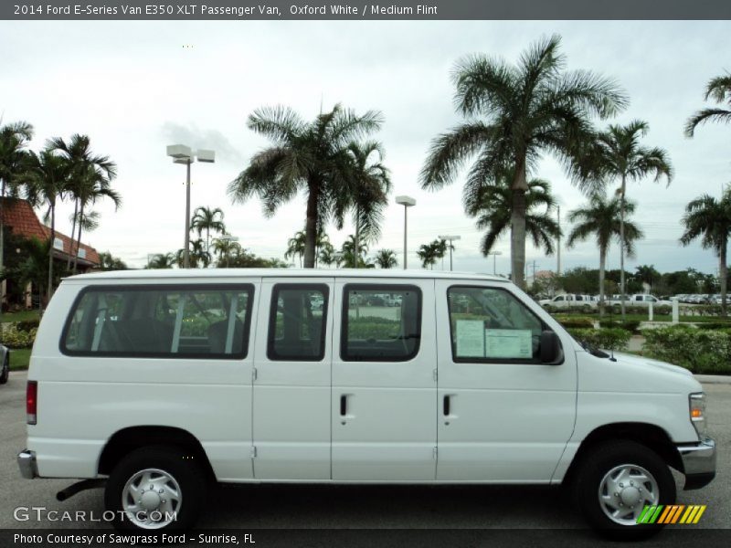 Oxford White / Medium Flint 2014 Ford E-Series Van E350 XLT Passenger Van