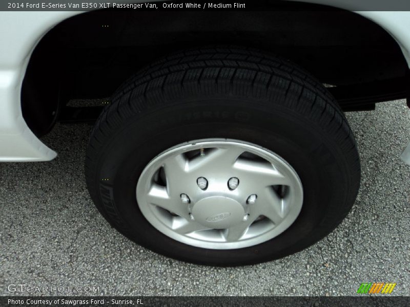 Oxford White / Medium Flint 2014 Ford E-Series Van E350 XLT Passenger Van