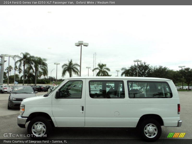 Oxford White / Medium Flint 2014 Ford E-Series Van E350 XLT Passenger Van