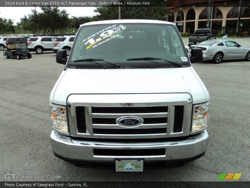 Oxford White / Medium Flint 2014 Ford E-Series Van E350 XLT Passenger Van