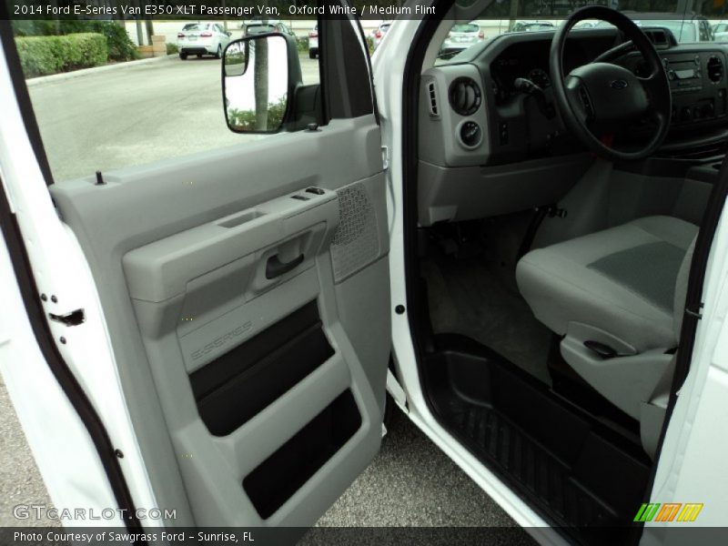 Oxford White / Medium Flint 2014 Ford E-Series Van E350 XLT Passenger Van