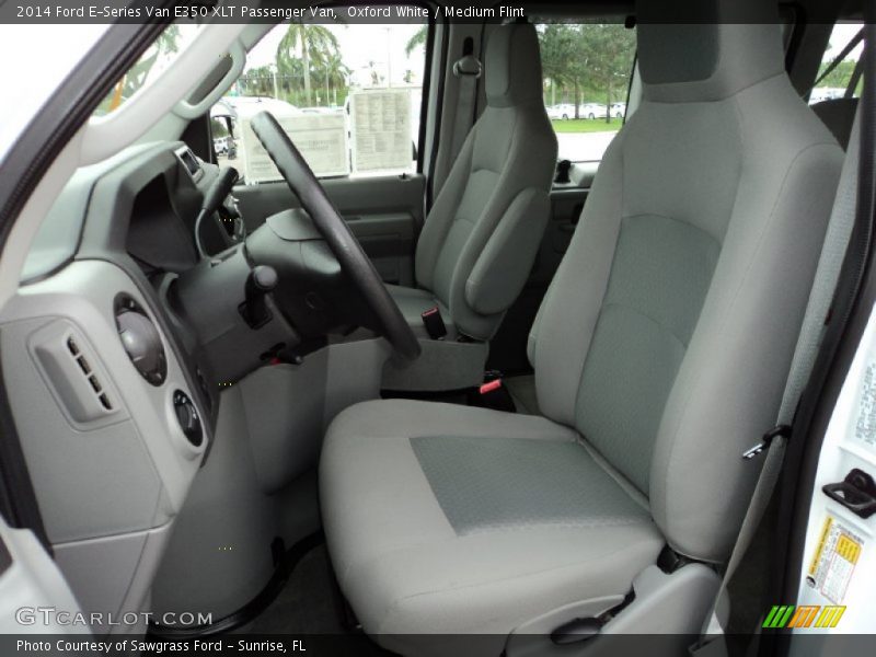 Oxford White / Medium Flint 2014 Ford E-Series Van E350 XLT Passenger Van