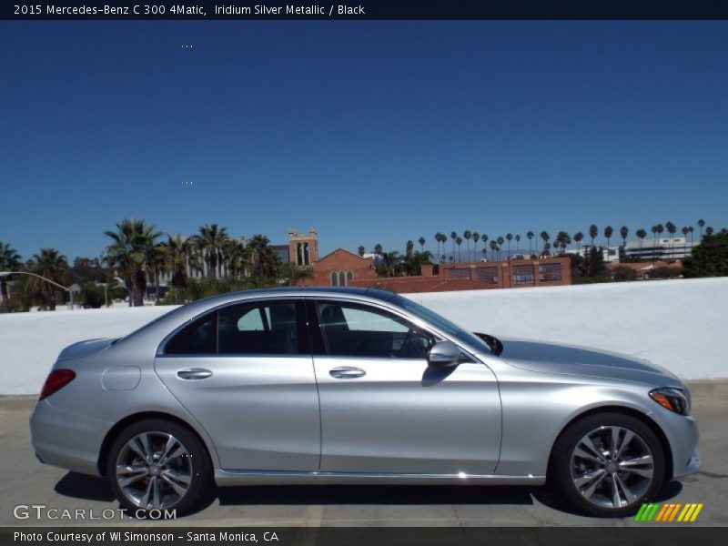 Iridium Silver Metallic / Black 2015 Mercedes-Benz C 300 4Matic