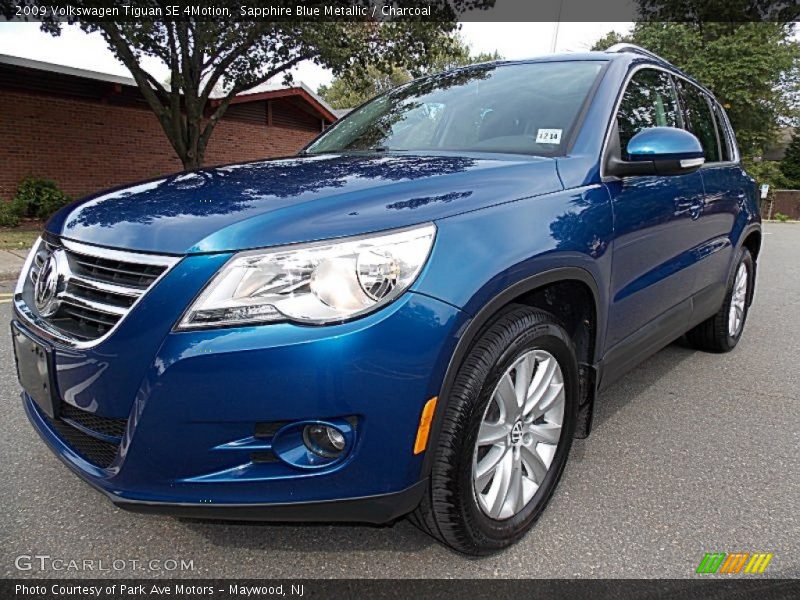 Sapphire Blue Metallic / Charcoal 2009 Volkswagen Tiguan SE 4Motion