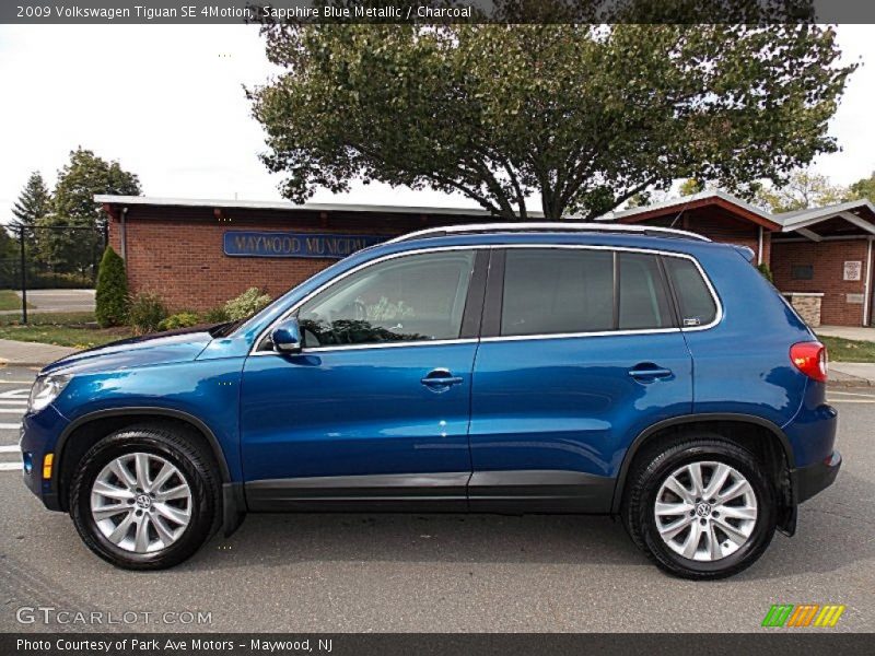 Sapphire Blue Metallic / Charcoal 2009 Volkswagen Tiguan SE 4Motion