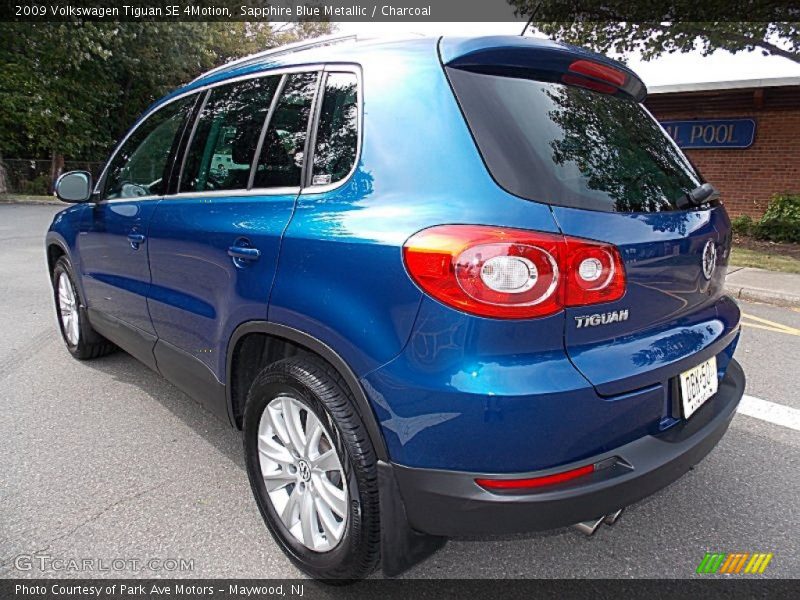 Sapphire Blue Metallic / Charcoal 2009 Volkswagen Tiguan SE 4Motion
