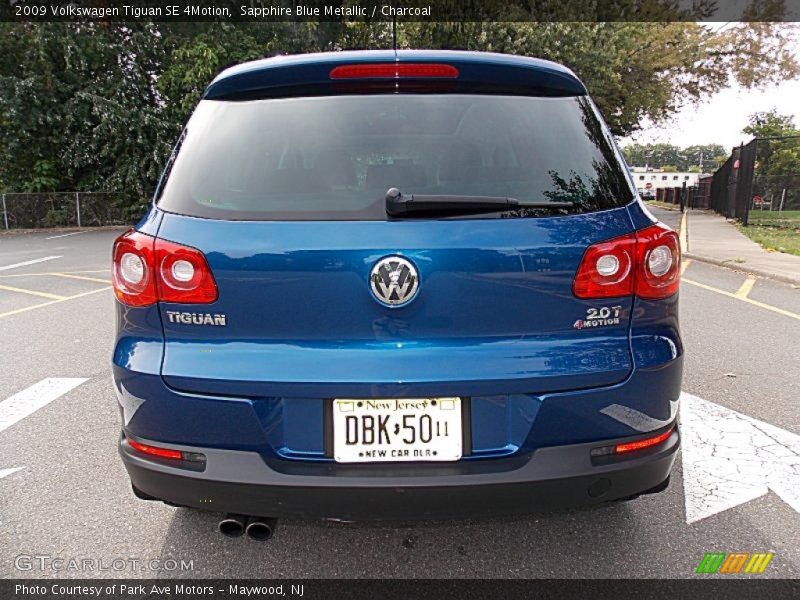 Sapphire Blue Metallic / Charcoal 2009 Volkswagen Tiguan SE 4Motion