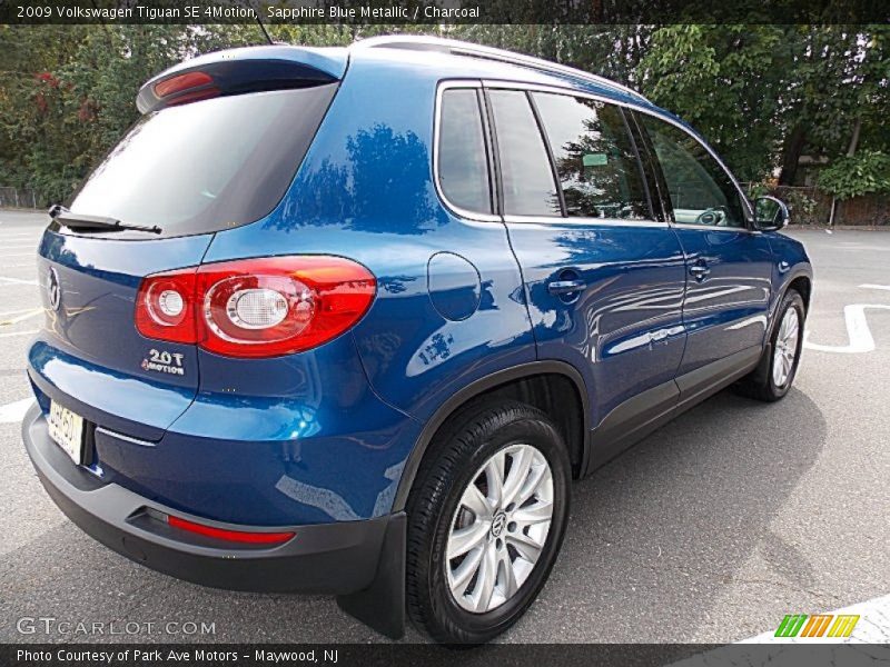 Sapphire Blue Metallic / Charcoal 2009 Volkswagen Tiguan SE 4Motion