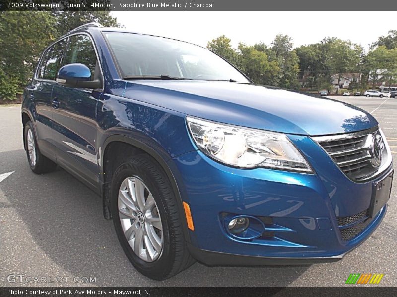 Sapphire Blue Metallic / Charcoal 2009 Volkswagen Tiguan SE 4Motion