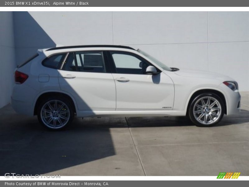 Alpine White / Black 2015 BMW X1 xDrive35i