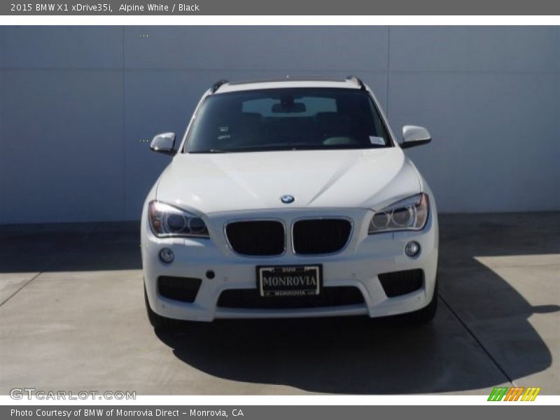 Alpine White / Black 2015 BMW X1 xDrive35i