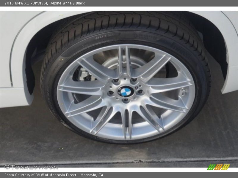 Alpine White / Black 2015 BMW X1 xDrive35i