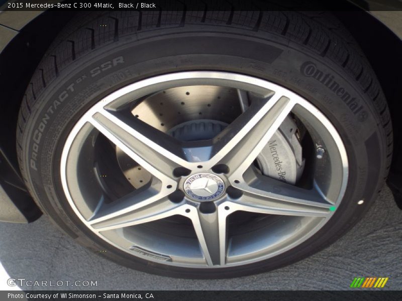 Black / Black 2015 Mercedes-Benz C 300 4Matic