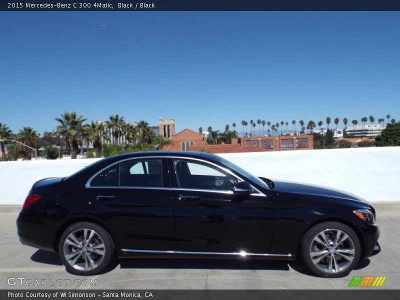 Black / Black 2015 Mercedes-Benz C 300 4Matic