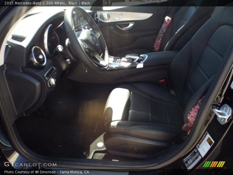 Black / Black 2015 Mercedes-Benz C 300 4Matic