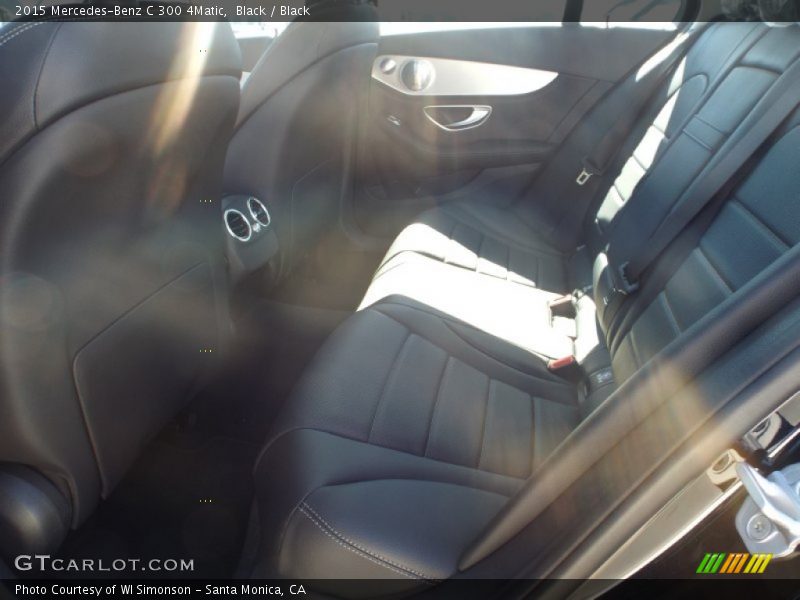 Black / Black 2015 Mercedes-Benz C 300 4Matic