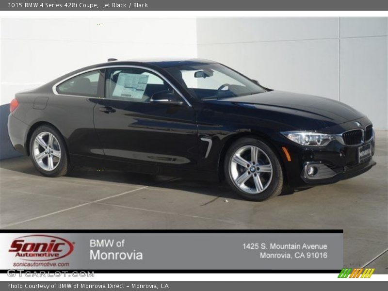 Jet Black / Black 2015 BMW 4 Series 428i Coupe