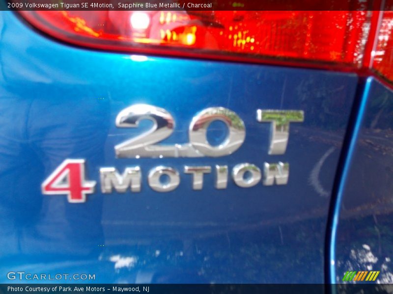 Sapphire Blue Metallic / Charcoal 2009 Volkswagen Tiguan SE 4Motion