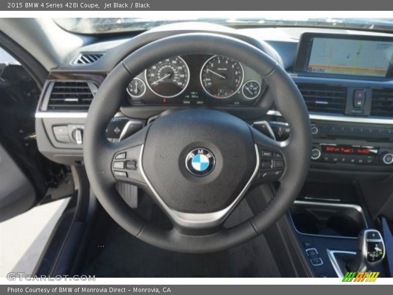 Jet Black / Black 2015 BMW 4 Series 428i Coupe
