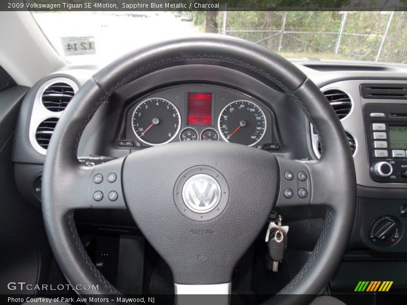 Sapphire Blue Metallic / Charcoal 2009 Volkswagen Tiguan SE 4Motion