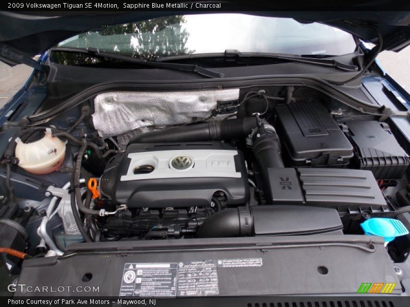 Sapphire Blue Metallic / Charcoal 2009 Volkswagen Tiguan SE 4Motion