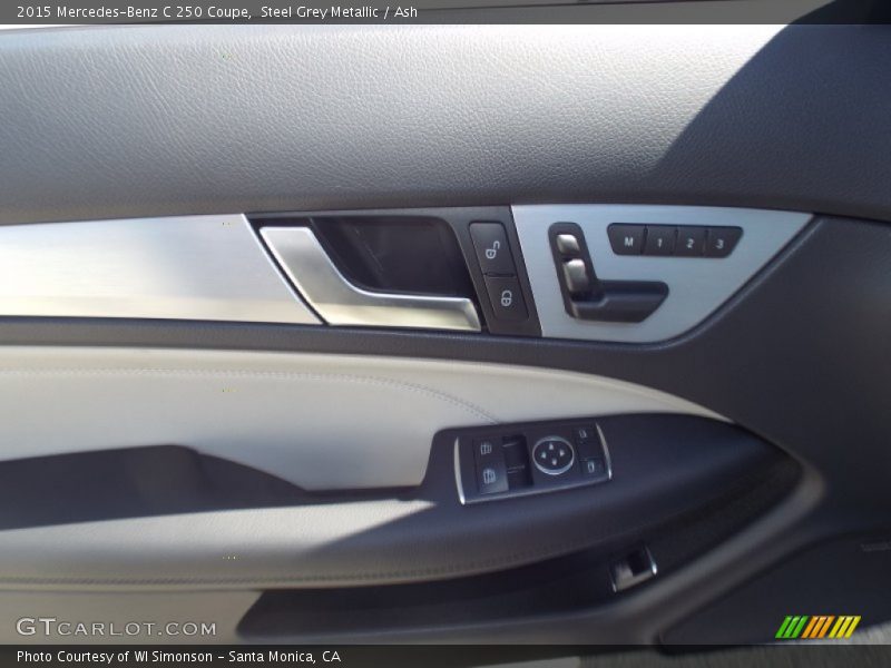 Steel Grey Metallic / Ash 2015 Mercedes-Benz C 250 Coupe