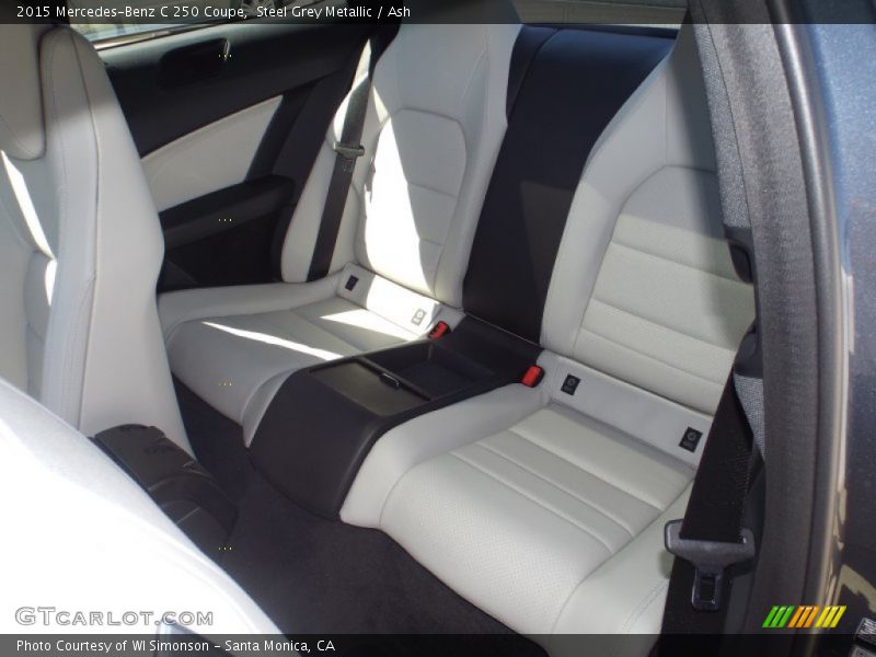 Steel Grey Metallic / Ash 2015 Mercedes-Benz C 250 Coupe